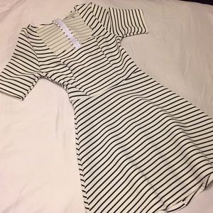 Striped sailor style dress